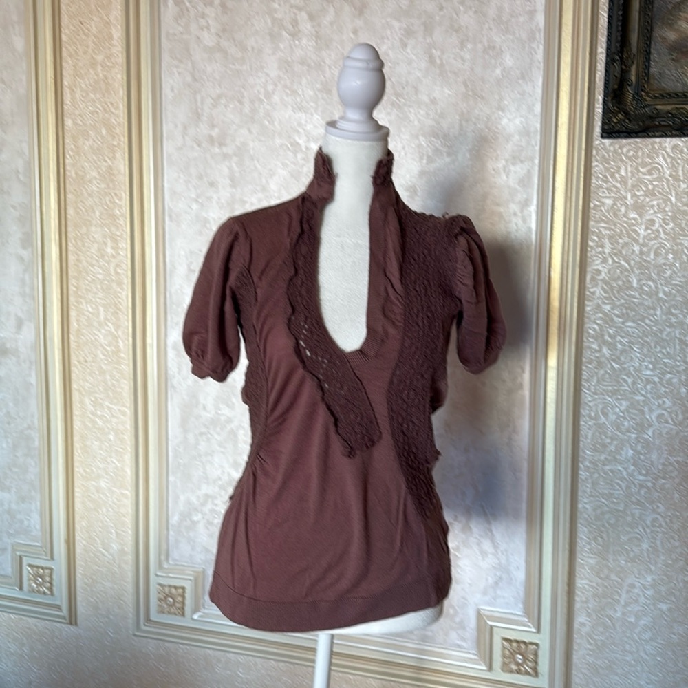 Nude wool sweater sz6